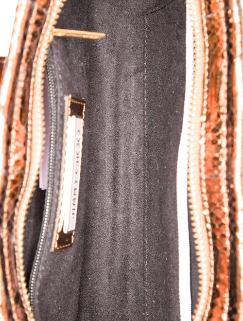 Jimmy Choo Embossed Leather Clutch