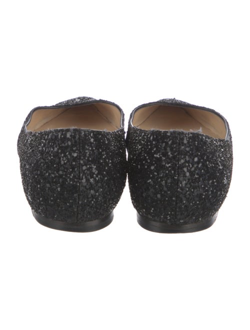 Jimmy Choo Glitter Patterned Ballet Flats