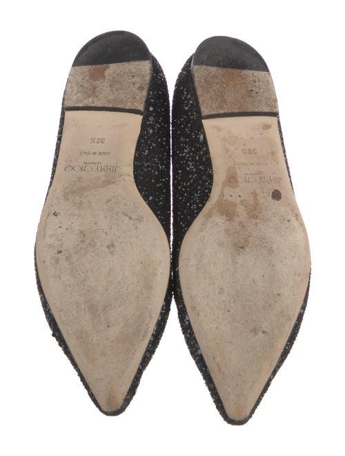 Jimmy Choo Glitter Patterned Ballet Flats