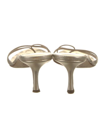 Jimmy Choo Leather Slides