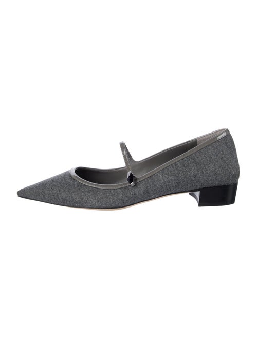 Jimmy Choo Wool Mary Jane Flats