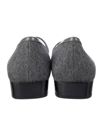 Jimmy Choo Wool Mary Jane Flats