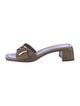 Jimmy Choo Leather Slides