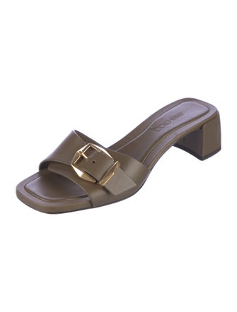 Jimmy Choo Leather Slides