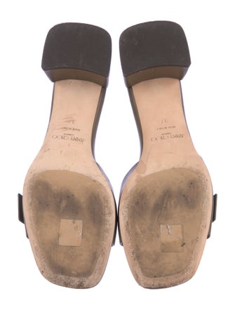 Jimmy Choo Leather Slides