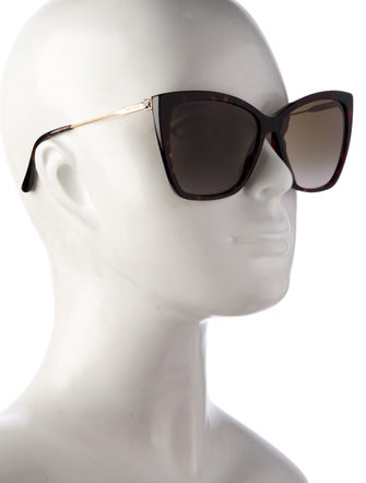 Jimmy Choo Cat-Eye Gradient Sunglasses