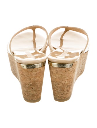 Jimmy Choo Patent Leather Slides