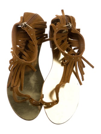 Jimmy Choo Suede Studded Accents Slides