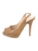 Jimmy Choo Leather Patterned Slingback Pumps