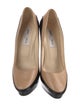 Jimmy Choo Patent Leather Leather Trim Embellishment Pumps