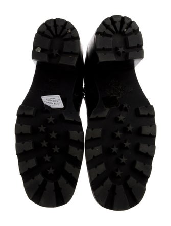 Jimmy Choo Leather Crystal Embellishments Boots