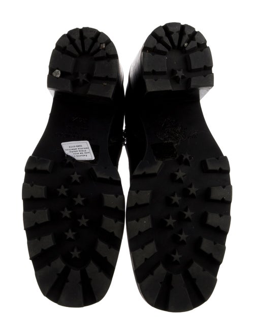 Jimmy Choo Leather Crystal Embellishments Boots