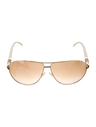 Jimmy Choo Aviator Gradient Sunglasses