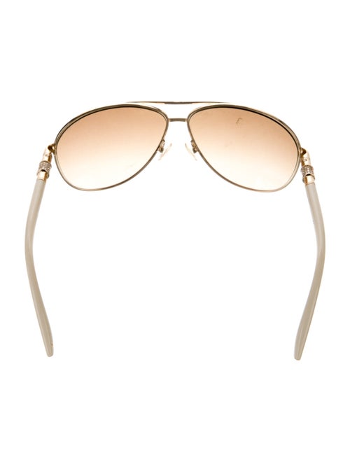 Jimmy Choo Aviator Gradient Sunglasses
