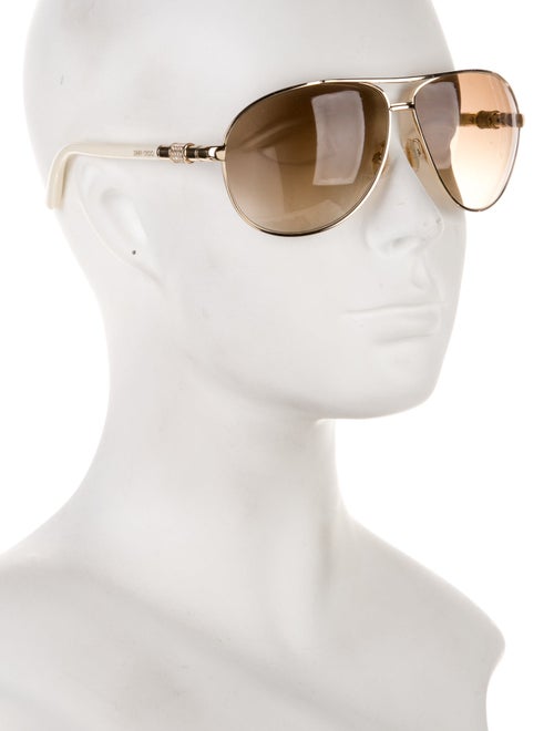Jimmy Choo Aviator Gradient Sunglasses