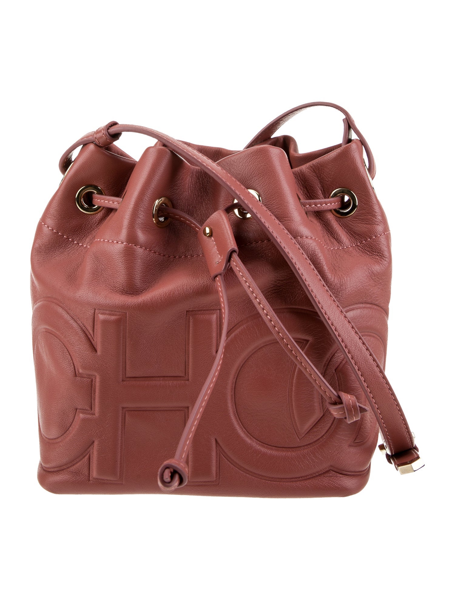 Jimmy Choo Leather Bucket Bag