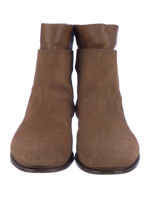 Jimmy Choo Suede Moto Boots