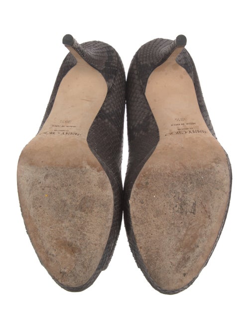 Jimmy Choo Leather Animal Print Pumps