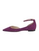 Jimmy Choo Suede D'Orsay Flats