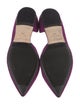 Jimmy Choo Suede D'Orsay Flats