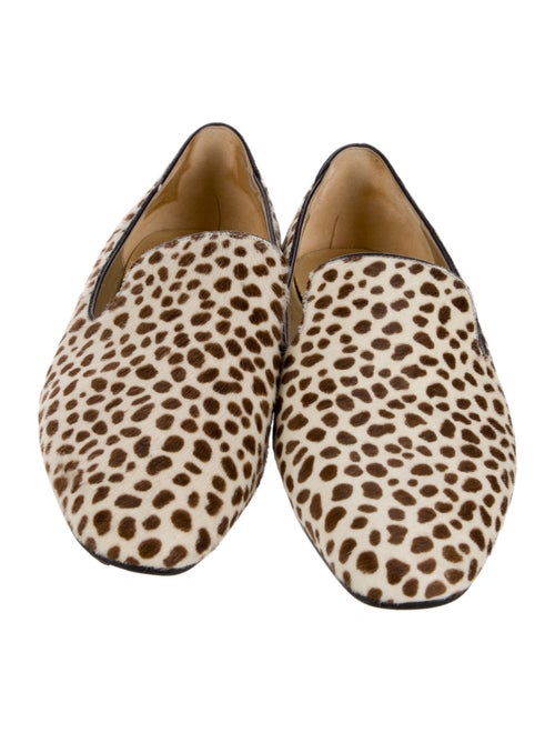 Jimmy Choo Ponyhair Animal Print Flats