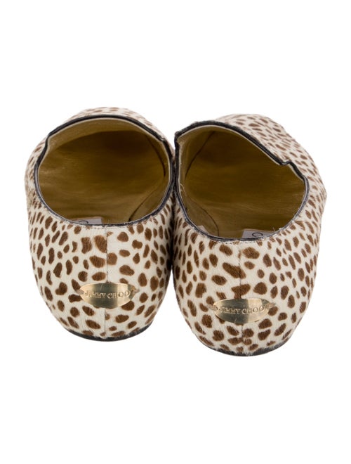 Jimmy Choo Ponyhair Animal Print Flats