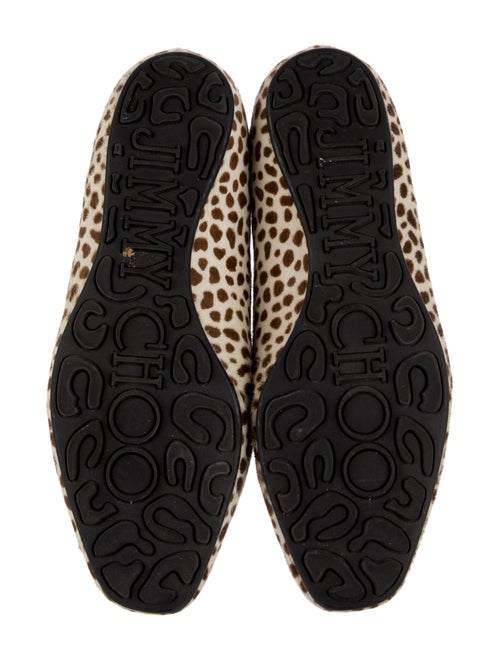 Jimmy Choo Ponyhair Animal Print Flats