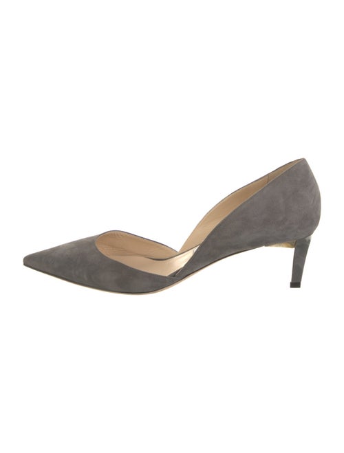 Jimmy Choo Suede D'Orsay Pumps