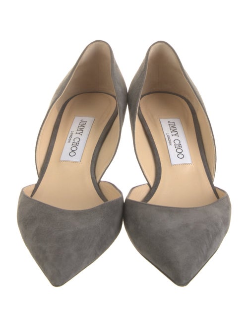 Jimmy Choo Suede D'Orsay Pumps