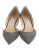Jimmy Choo Suede D'Orsay Pumps