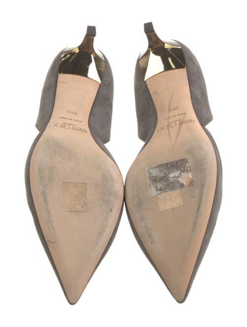 Jimmy Choo Suede D'Orsay Pumps
