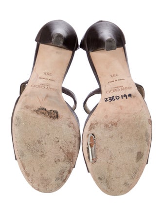 Jimmy Choo Leather Patterned Sandals