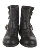 Jimmy Choo Leather Moto Boots