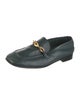 Jimmy Choo Leather Chain-Link Accents Loafers