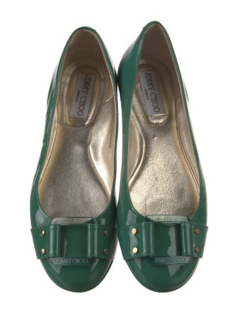 Jimmy Choo Patent Leather Flats