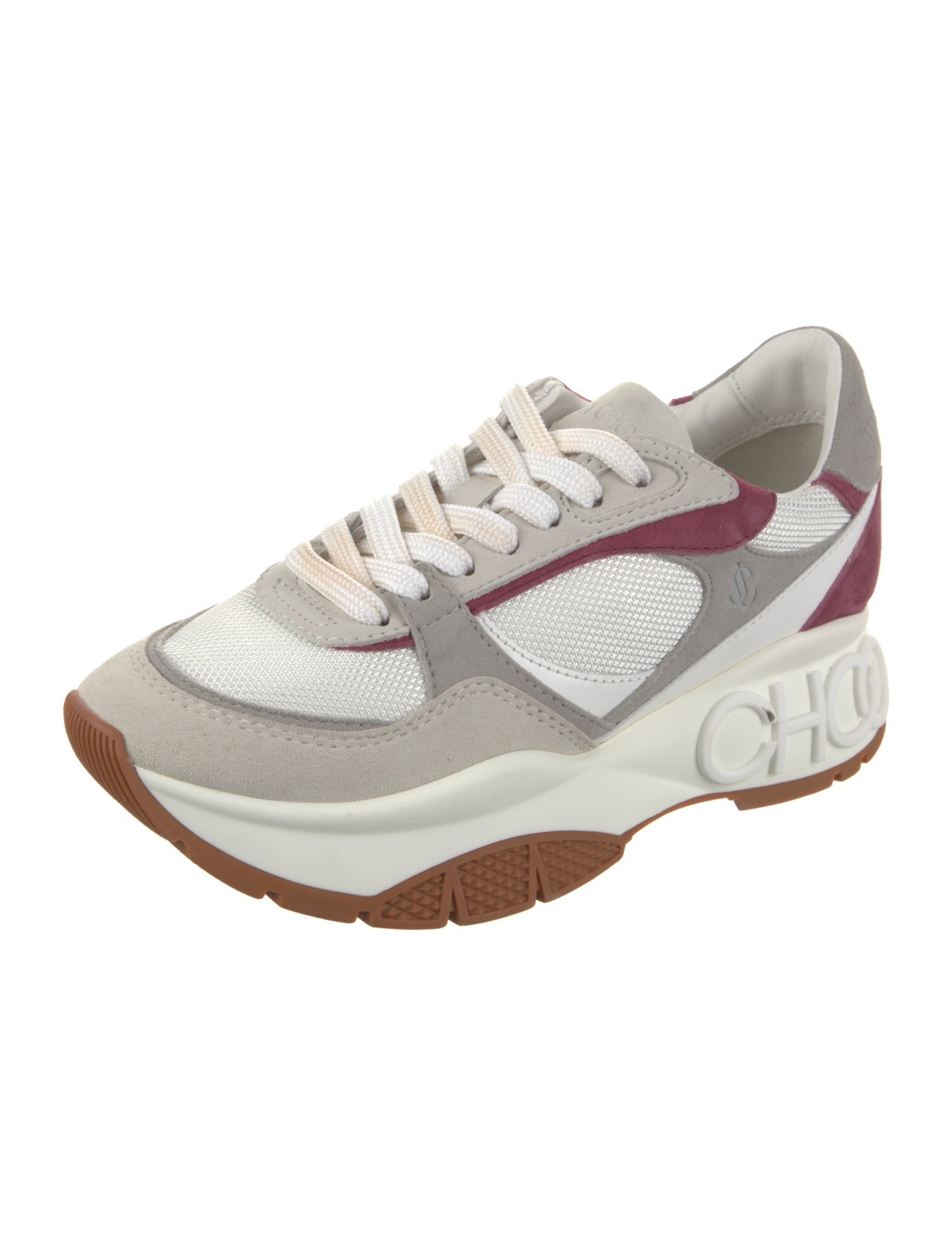 Jimmy Choo Mesh Chunky Sneakers