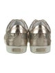 Jimmy Choo Leather Glitter Accents Sneakers