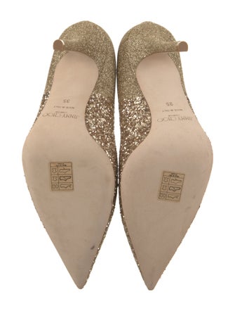 Jimmy Choo Glitter Pumps