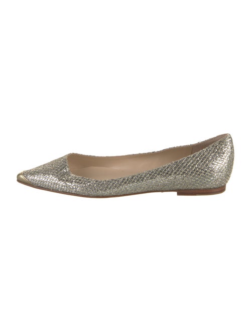 Jimmy Choo Glitter Ballet Flats