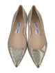 Jimmy Choo Glitter Ballet Flats