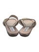 Jimmy Choo Glitter Slides