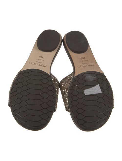 Jimmy Choo Glitter Slides