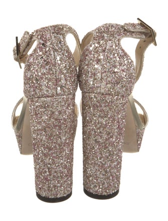 Jimmy Choo Glitter Sandals