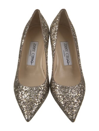 Jimmy Choo Glitter Pumps
