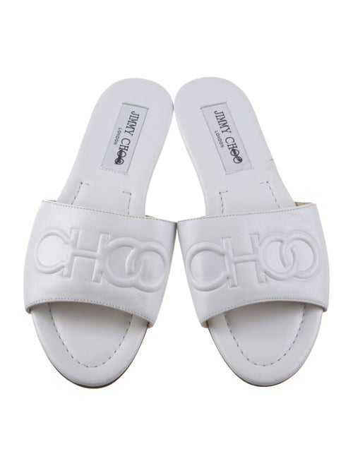 Jimmy Choo Leather Slides