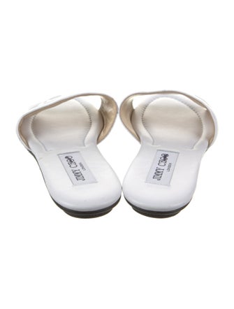 Jimmy Choo Leather Slides