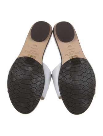 Jimmy Choo Leather Slides