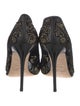 Jimmy Choo Leather Studded Accents Pumps