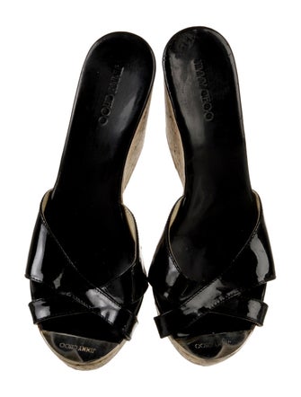 Jimmy Choo Patent Leather Slides