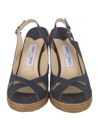 Jimmy Choo Denim Espadrilles